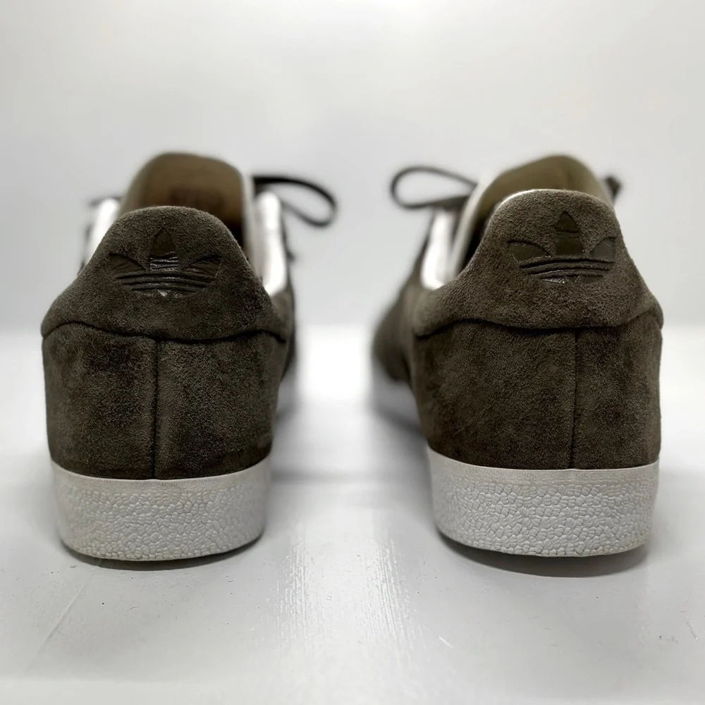 Adidas Originals Gazelle Olive Suede Sneakers Men’s 10 - Picture 6 of 10